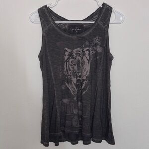 Jessica Simpson Graphic Tank Top Size Small